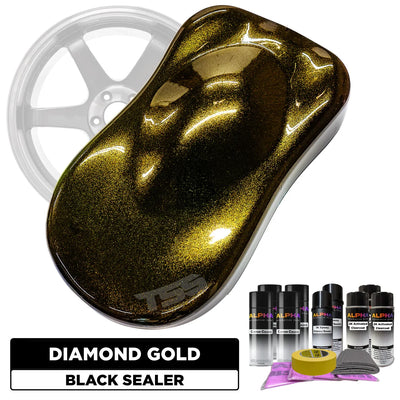 Diamond Gold Wheel Paint Kit