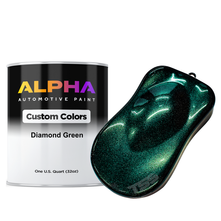 Diamond Green Paint Basecoat Midcoat