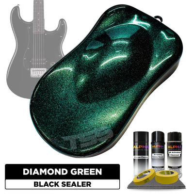 Diamond Green Guitar Paint Kit