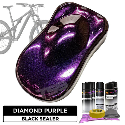Diamond Purple Bike Paint Kit
