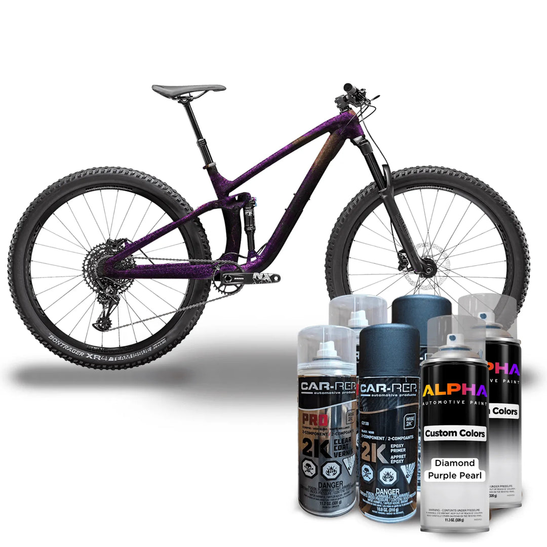 Diamond Purple Bike Paint Kit