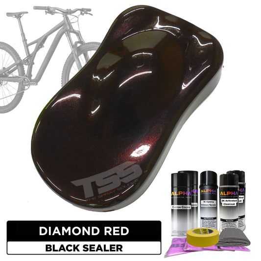 Diamond Red Bike Paint Kit