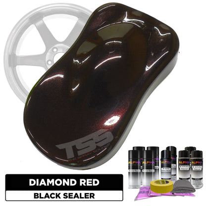 Diamond Red Wheel Paint Kit