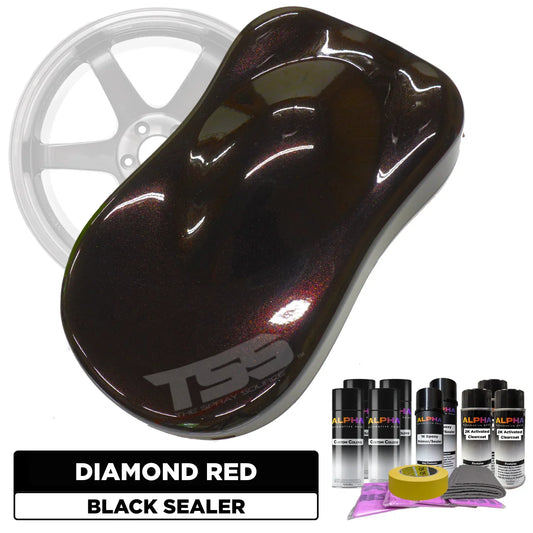 Diamond Red Wheel Paint Kit