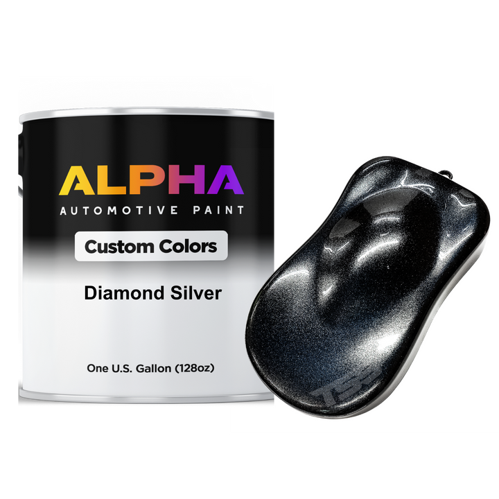 Diamond Silver Paint Basecoat Midcoat