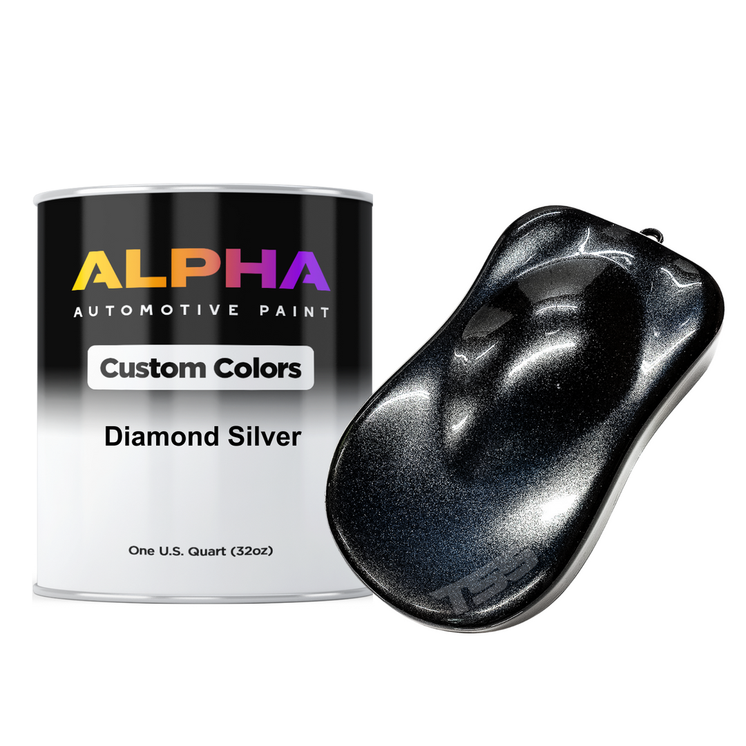 Diamond Silver Paint Basecoat Midcoat