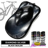 Diamond Silver Bike Paint Kit