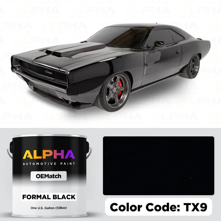 Dodge Formal Black TX9 | OEMatch Basecoat