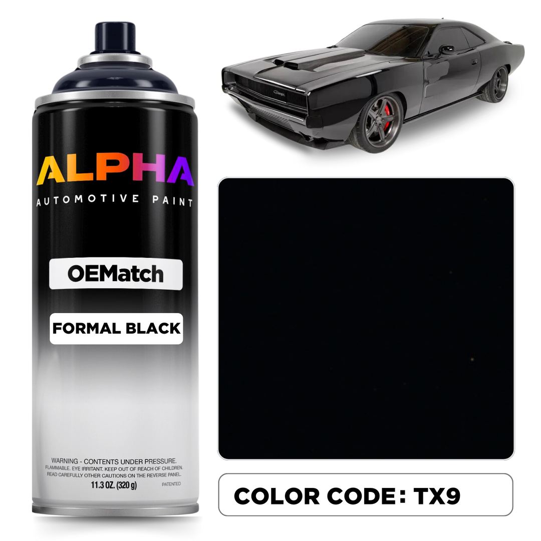 Dodge Formal Black TX9 | OEMatch Spray Can