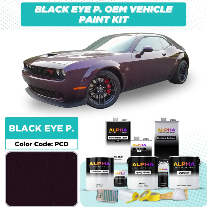 Dodge Hellraisin Pearl PCD | OEMatch Vehicle Paint Kit