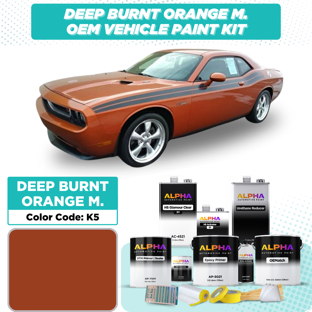 Dodge/Plymouth Deep Burnt Orange Metallic K5 | OEMatch Vehicle Paint Kit