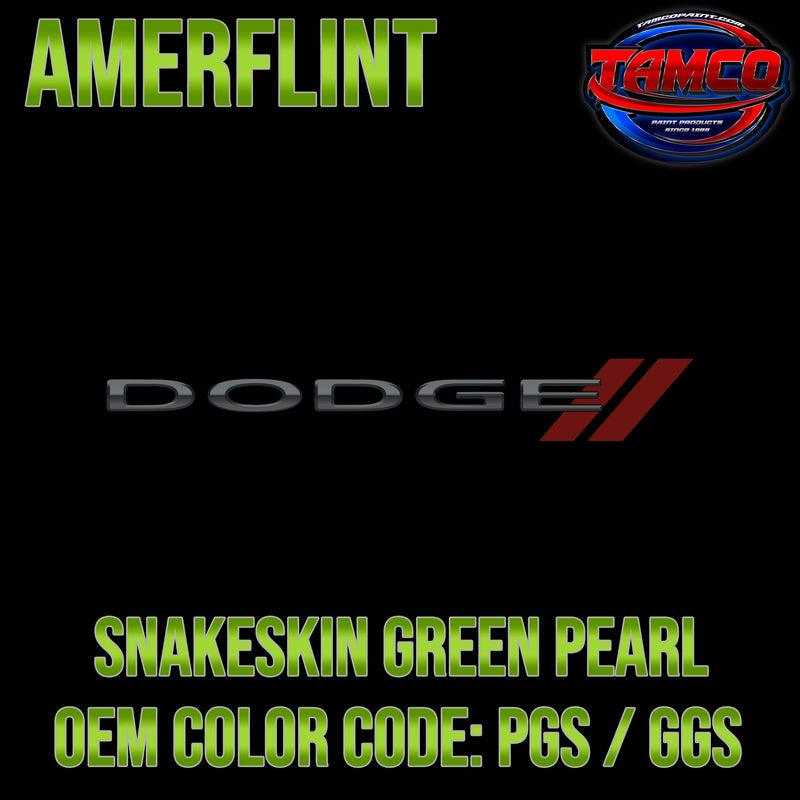 Dodge Snakeskin Green Pearl | PGS / GGS | 2008-2010 | OEM Amerflint II Series Single Stage