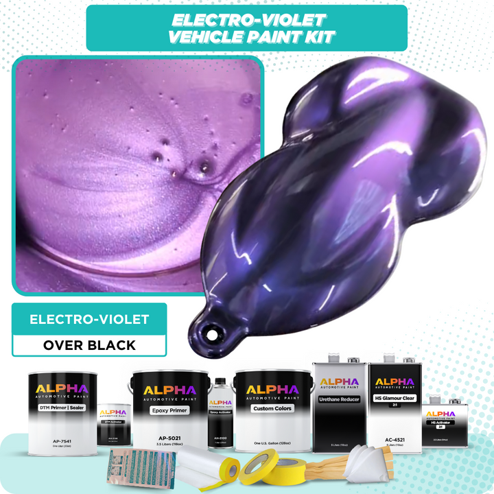 Electro-Violet Vehicle Paint Kit