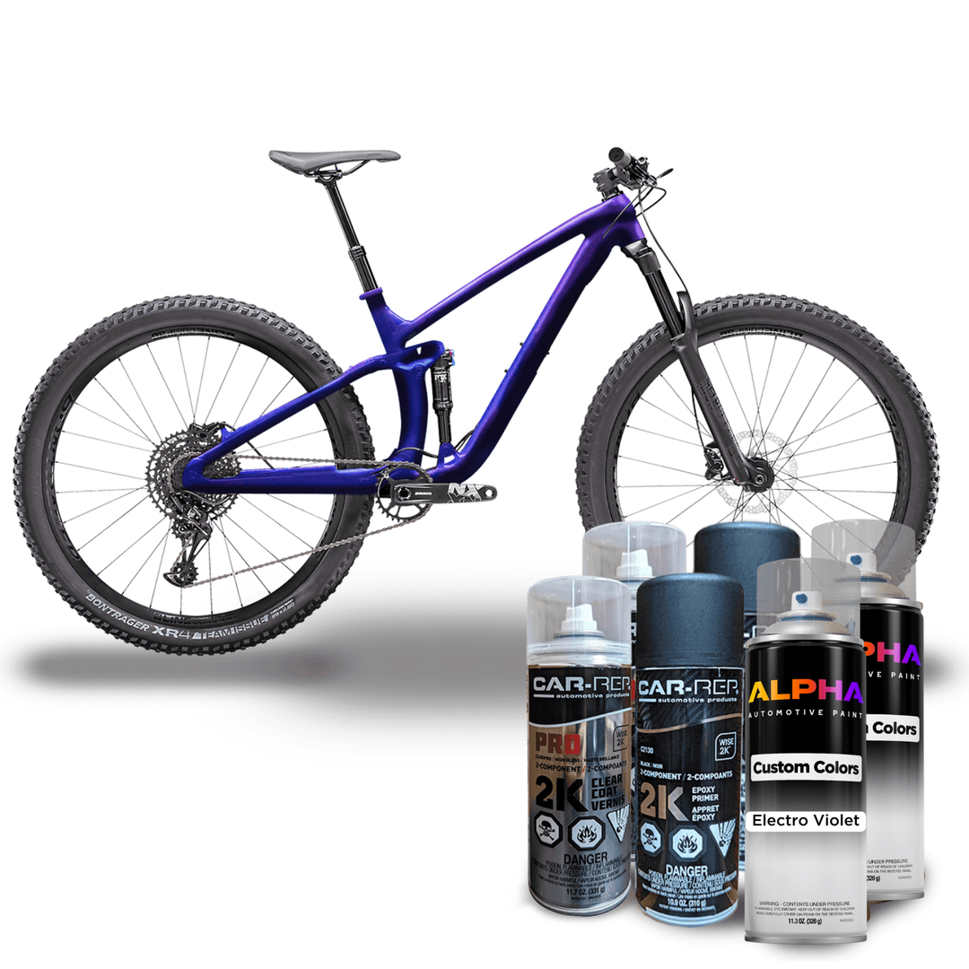 Electro-Violet Bike Paint Kit