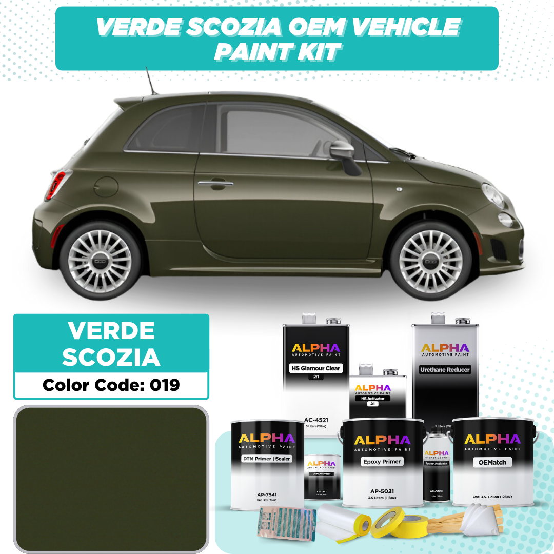 Fiat Verde Scozia 019 / 389 | OEMatch Vehicle Paint Kit