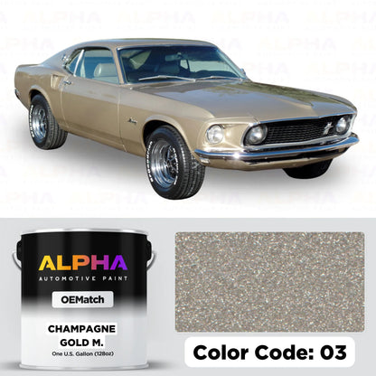 FORD CHAMPAGNE GOLD M. 03 / 294 | OEMatch Basecoat