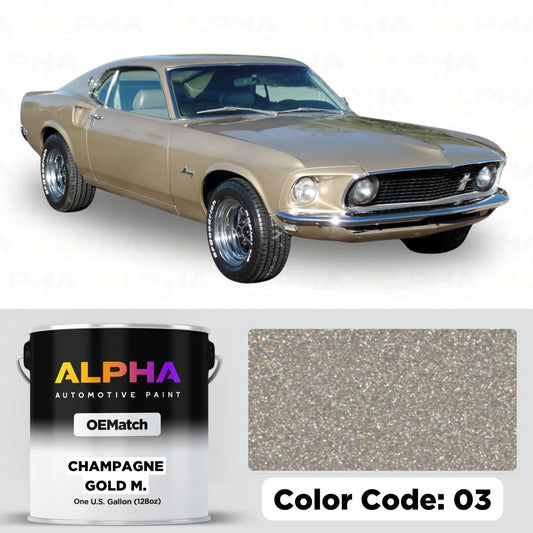 FORD CHAMPAGNE GOLD M. 03 / 294 | OEMatch Basecoat