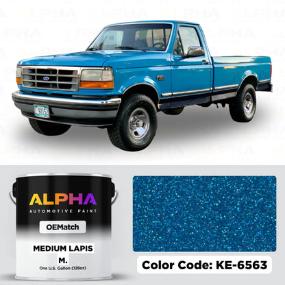 Ford Medium Lapis Metallic KE-6563 | OEMatch Basecoat