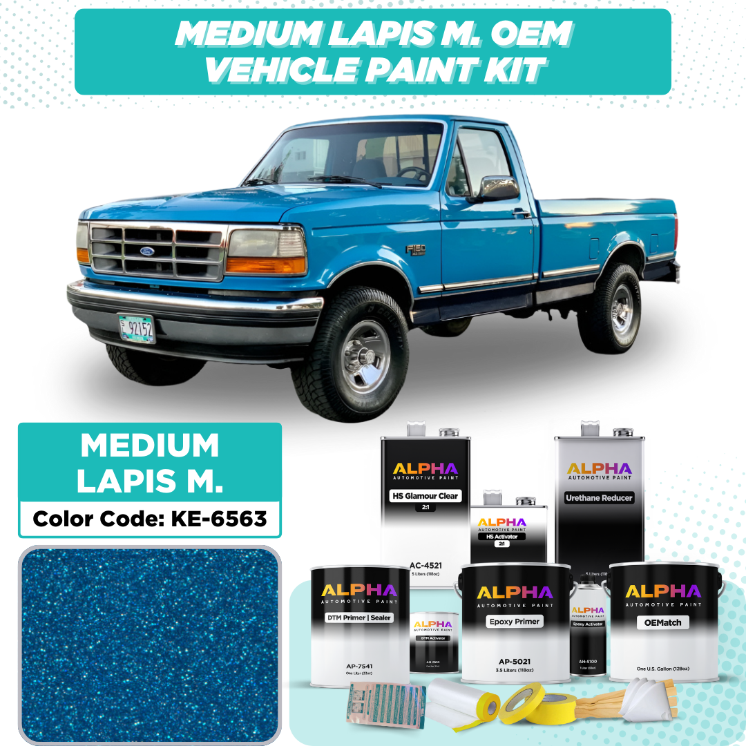 Ford Medium Lapis Metallic KE-6563 | OEMatch Vehicle Paint Kit