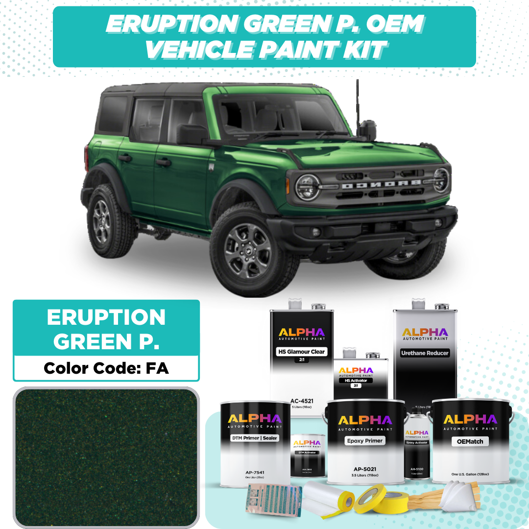 Ford Eruption Green Pearl FA | OEMatch Vehicle Paint Kit