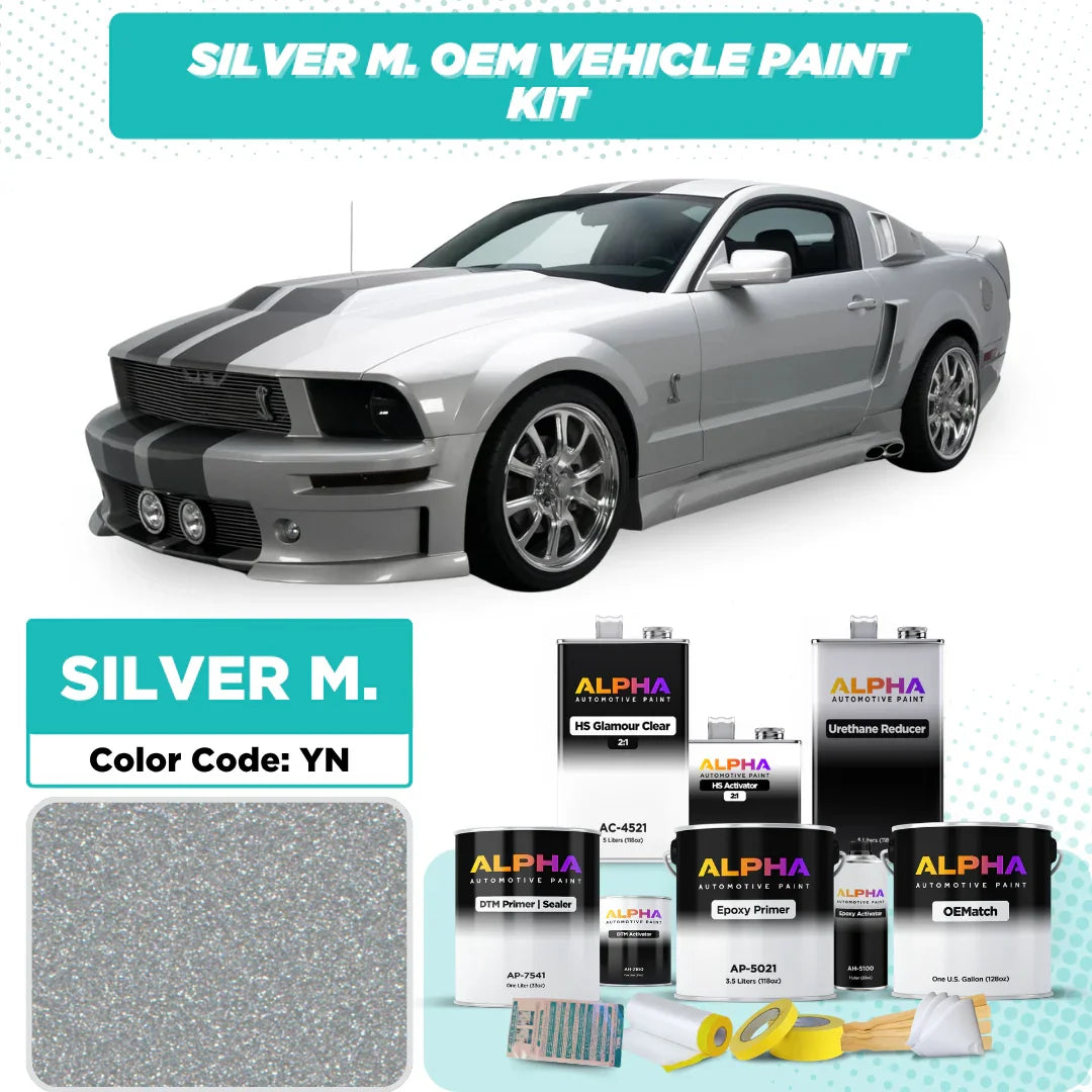 FORD SILVER M. YN / YN-6505 | OEMatch Vehicle Paint Kit