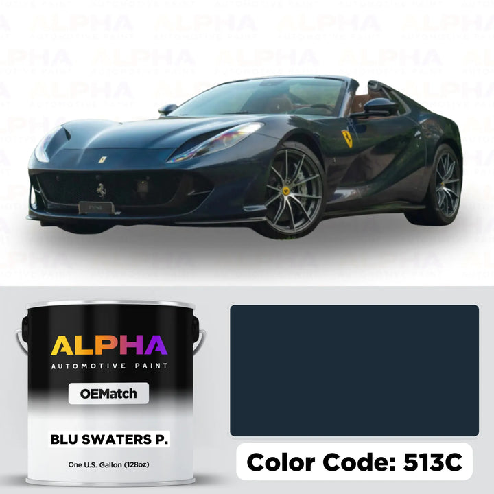 Ferrari Blu Swaters Pearl 513C | OEMatch Basecoat