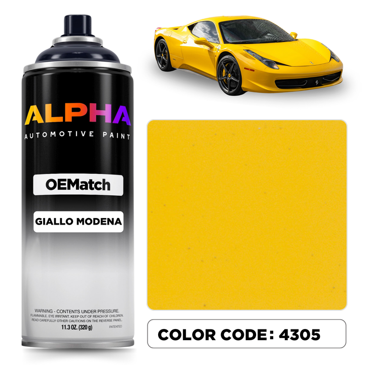 Ferrari Giallo Modena 4305 | OEMatch Spray Can