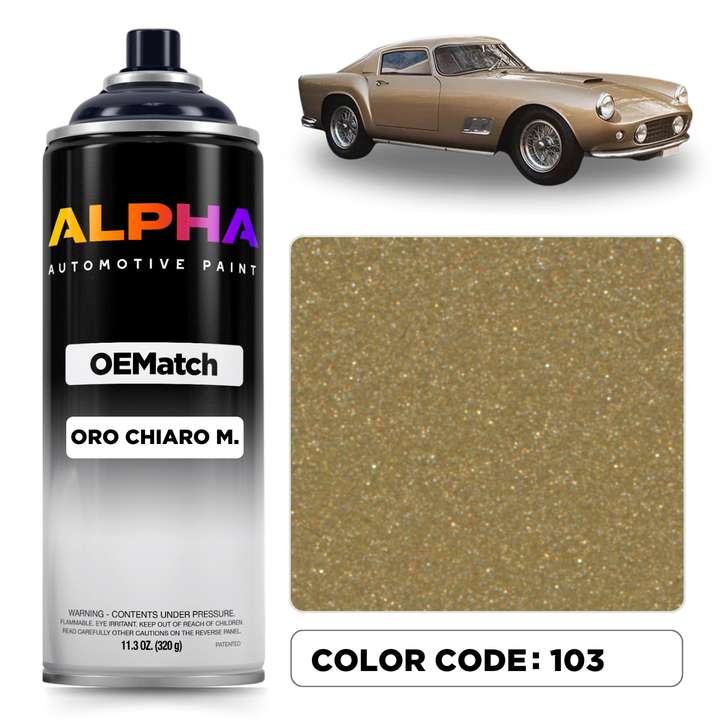 Ferrari Oro Chiaro 103 | OEMatch Spray Can