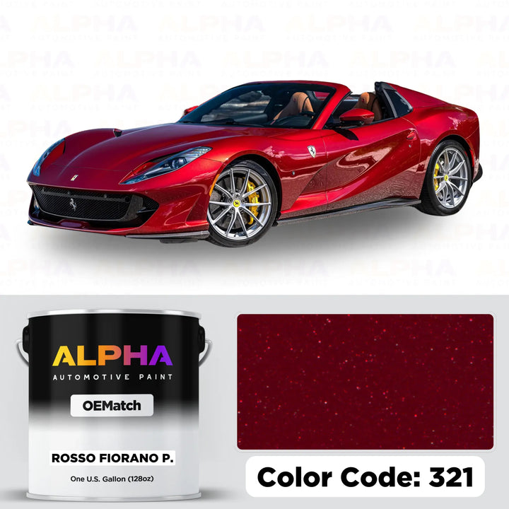 Ferrari Rosso Fiorano Pearl 321 | OEMatch Basecoat