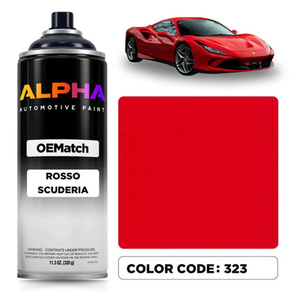 Ferrari Rosso Scuderia 323 OEMatch Spray Can – The Spray Source