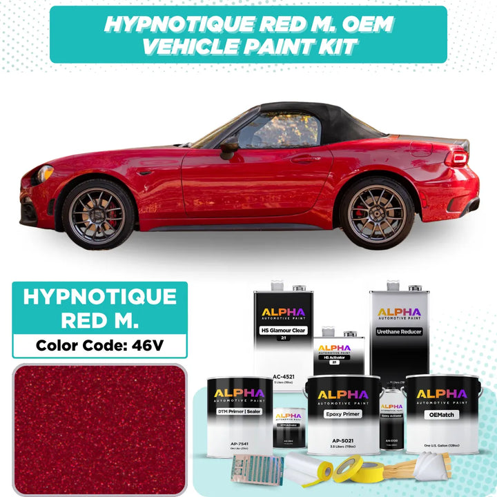 Fiat Hypnotique Red Metallic 46V / 46V | OEMatch Vehicle Paint Kit