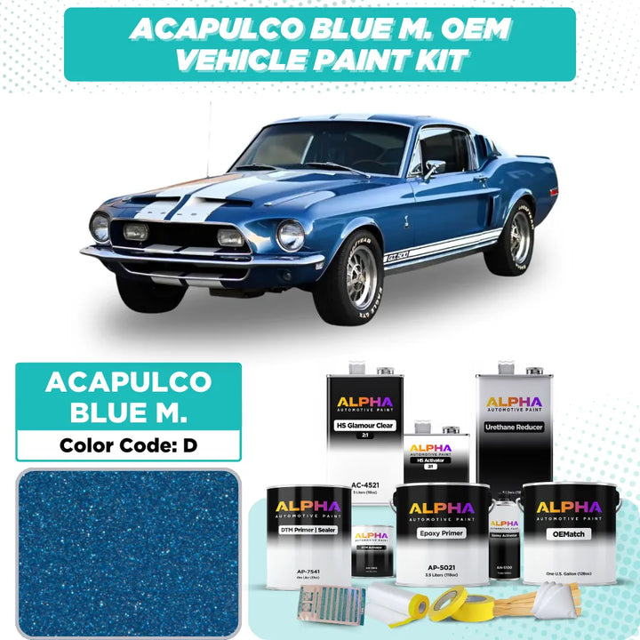 Ford Acapulco Blue M. D | OEMatch Vehicle Paint Kit