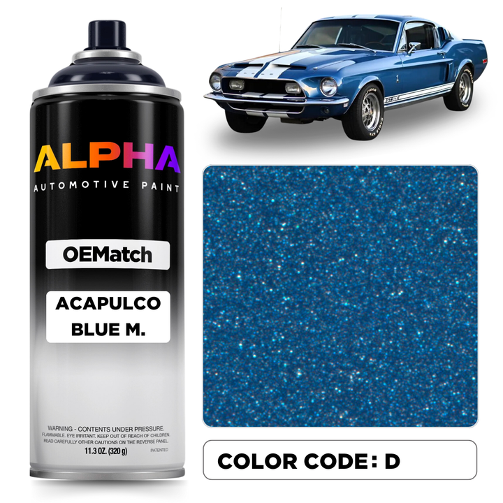 Ford Acapulco Blue D | OEMatch Spray Can