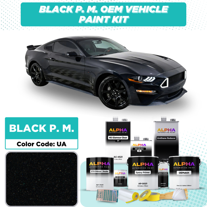 Ford Black Pearl Metallic UA | OEMatch Vehicle Paint Kit