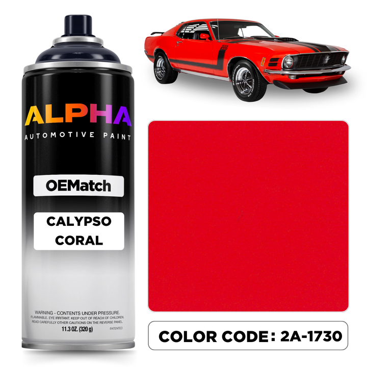 Ford Calypso Coral 2A-1730 | OEMatch Spray Can