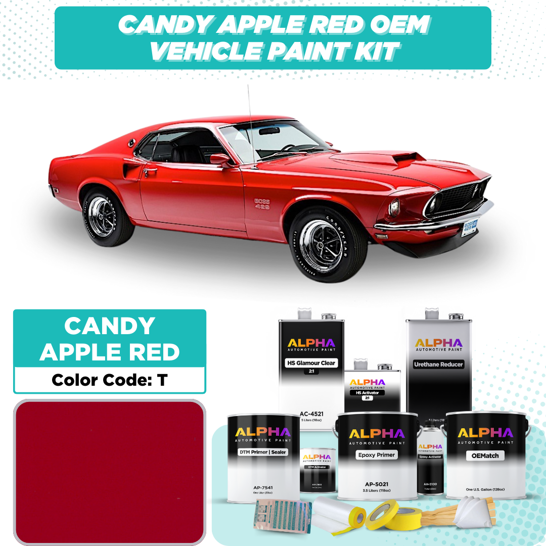 Ford Candy Apple Red T | OEMatch Vehicle Paint Kit