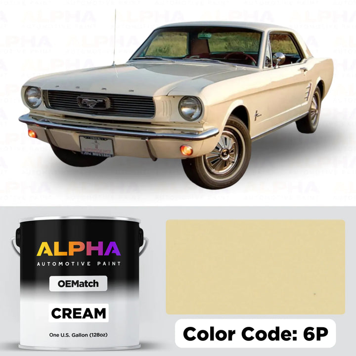 Ford Cream 6P | OEMatch Basecoat