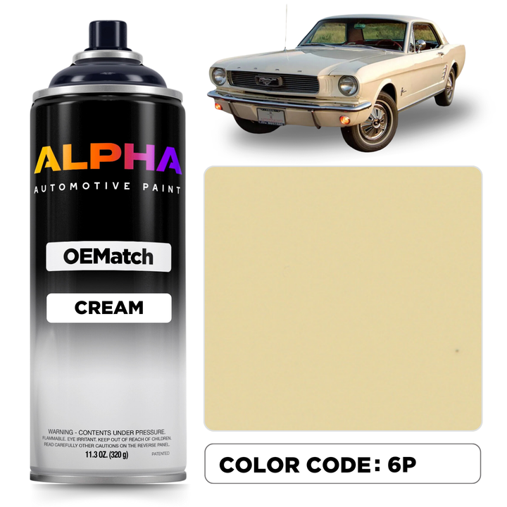 Ford Cream 6P | OEMatch Spray Can