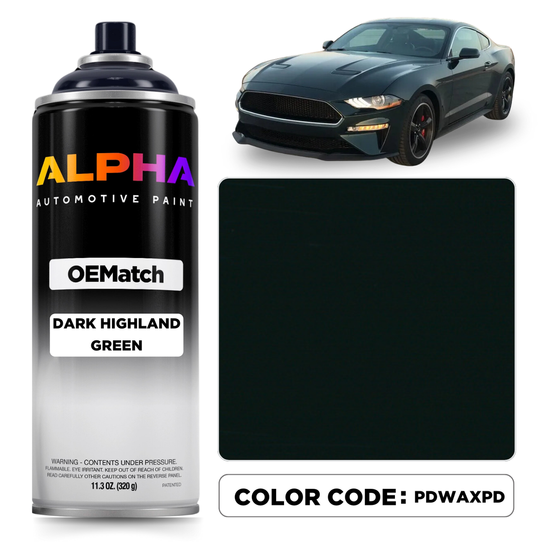 Ford Dark Highland Green PDWAXPD | OEMatch Spray Can