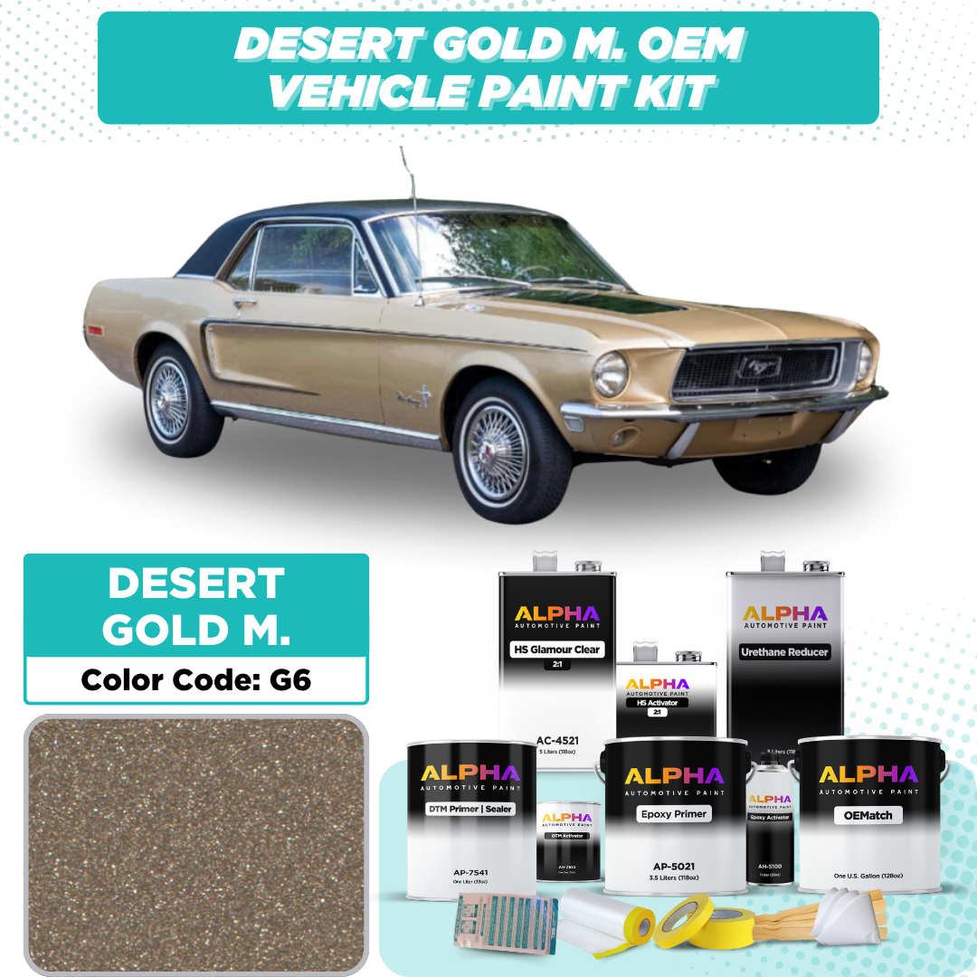 Ford Desert Gold Metallic G6 | OEMatch Vehicle Paint Kit