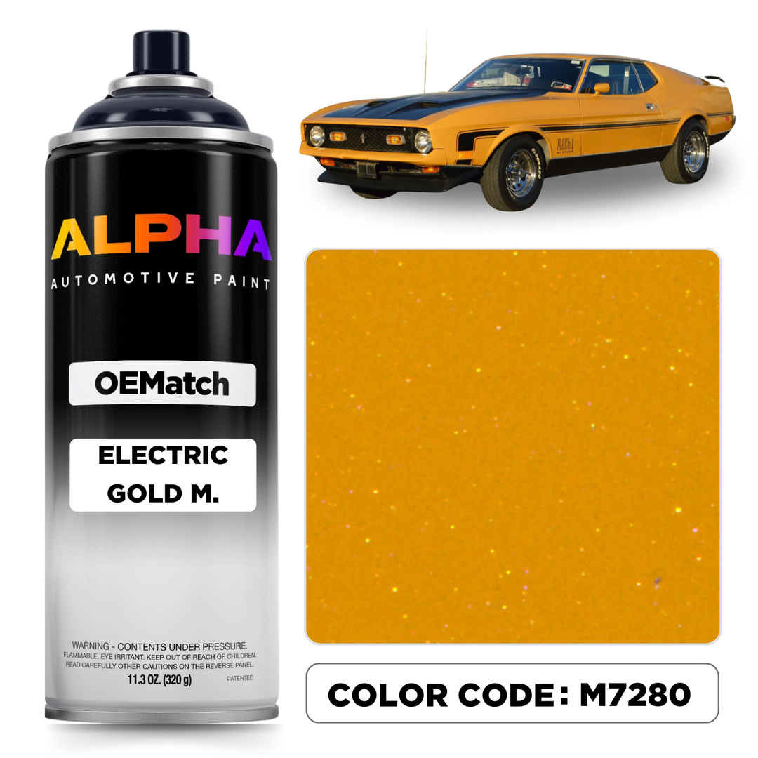 Ford Electric Gold Metallic M7280 | OEMatch Spray Can