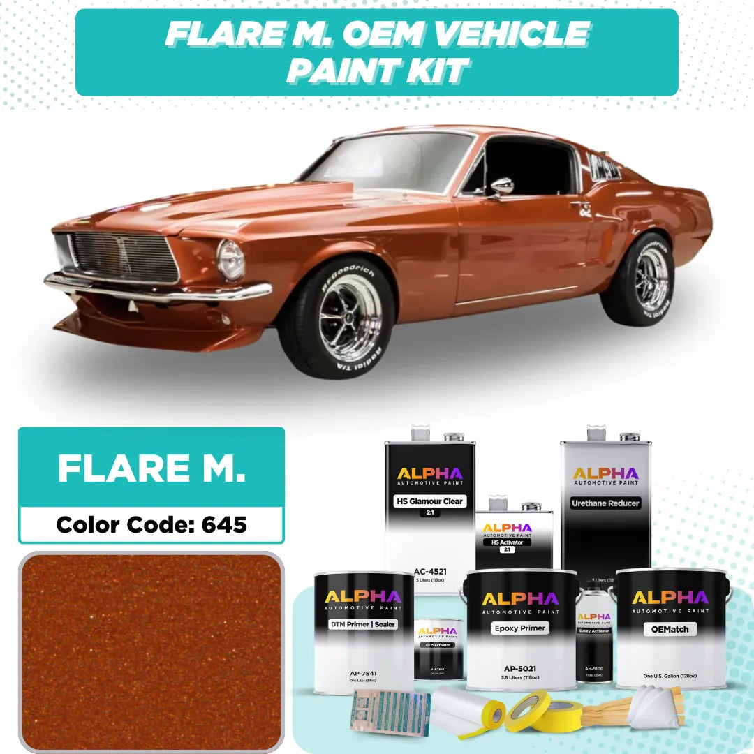 Ford Flare Metallic 645 | OEMatch Vehicle Paint Kit