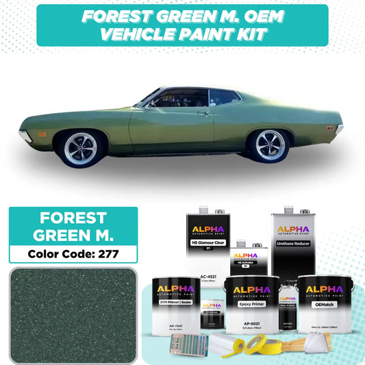 Ford Forest Green Metallic 277 | OEMatch Vehicle Paint Kit