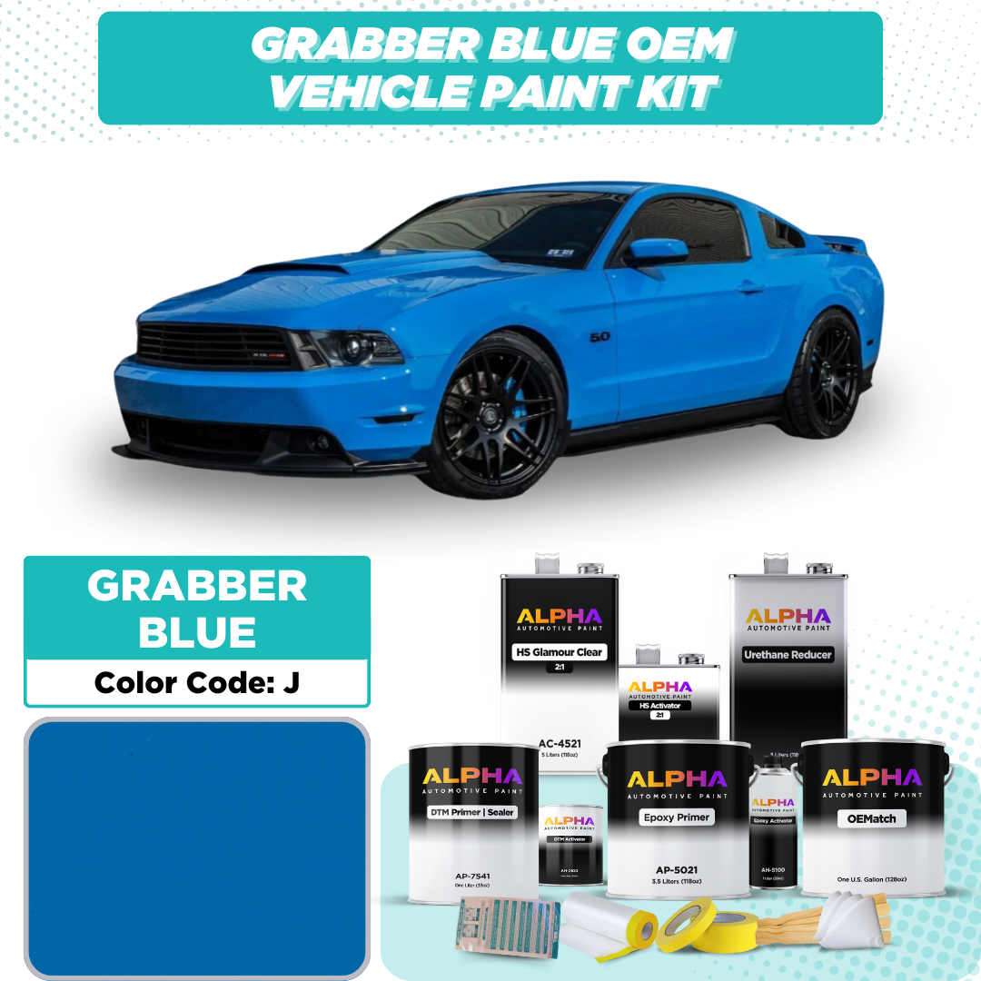 Ford Grabber Blue J | OEMatch Vehicle Paint Kit