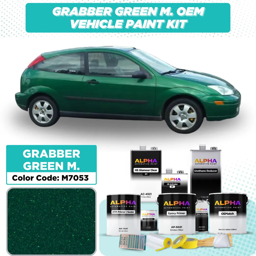 Ford Grabber Green Metallic M7053 | OEMatch Vehicle Paint Kit