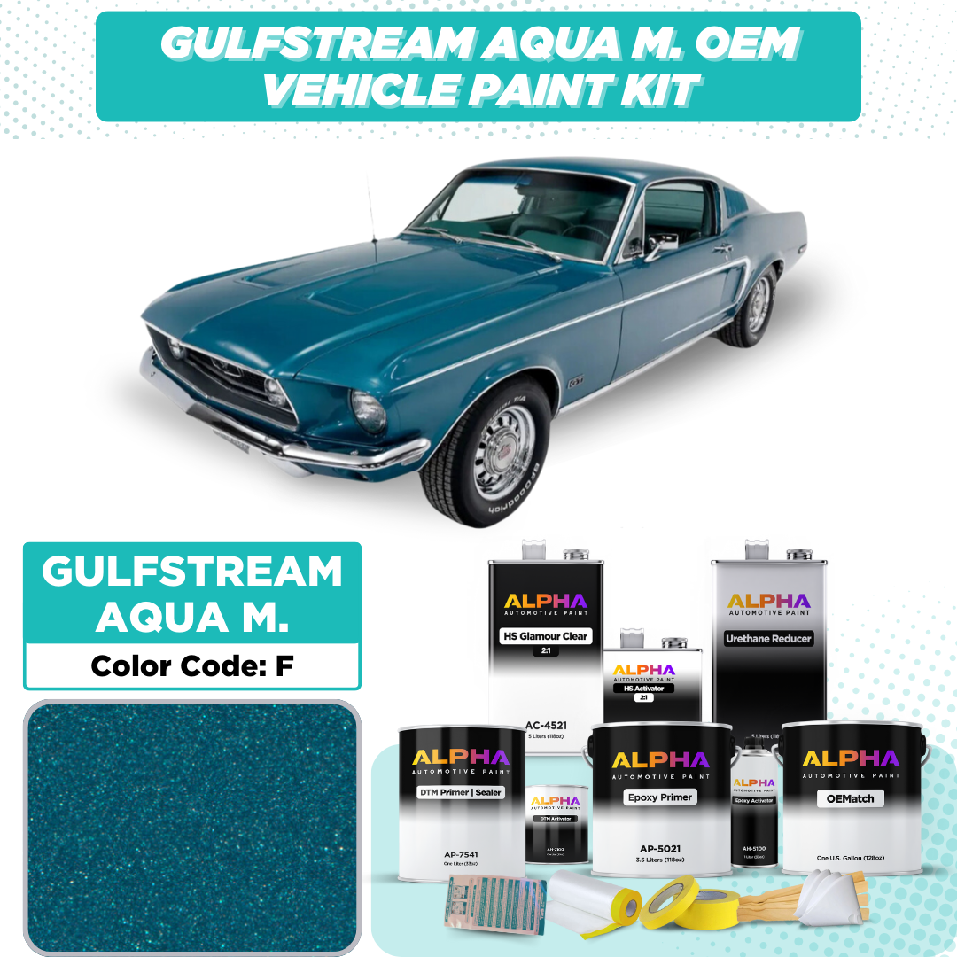 Ford Gulfstream Aqua M. F | OEMatch Vehicle Paint Kit