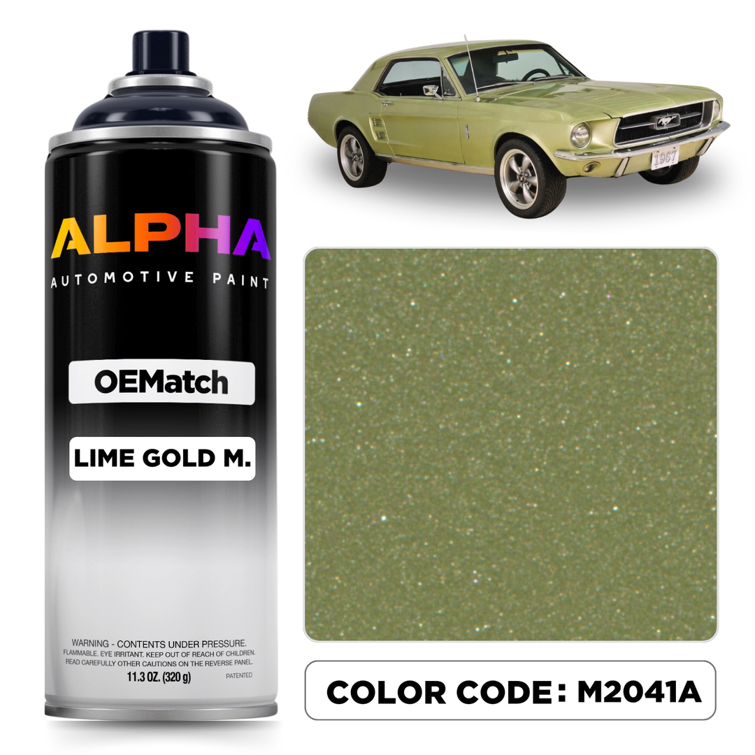 Ford Lime Gold M2041A | OEMatch Spray Can