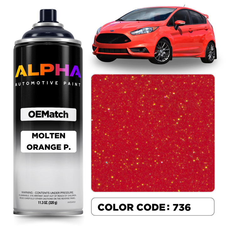 Ford Molten Orange 736 | OEMatch Spray Can