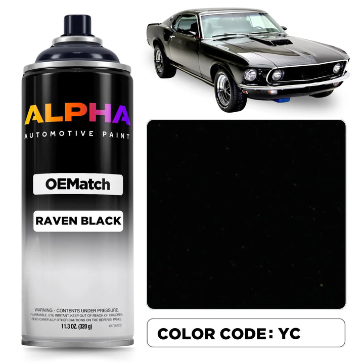 Ford Raven Black YC | OEMatch Spray Can