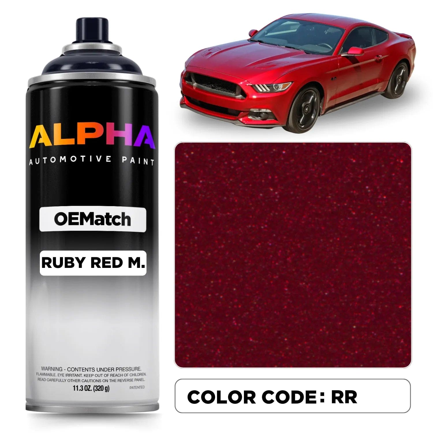 Ford Ruby Red Metallic RR | OEMatch Spray Can
